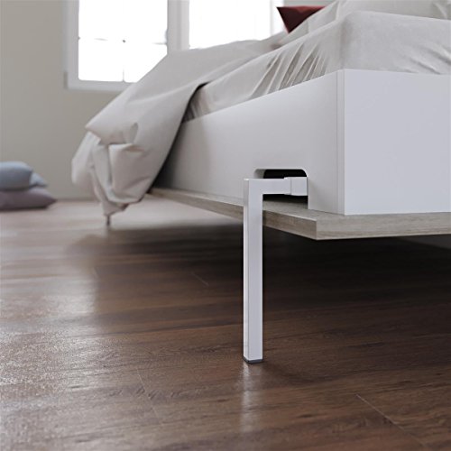 SMARTBett Basic Cama abatible Cama Plegable Cama de Pared (Blanco/Roble Sonoma, 120 x 200 cm Horizontal) SMARTBett Basic Cama abatible Cama Plegable Cama de Pared (Blanco/Roble Sonoma, 120 x 200 cm Horizontal)