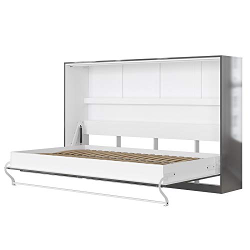 SMARTBett Standard 120x200cm Horizontal | Cama Abatible, Cama De Pared, Cama Plegable, Cama Oculta