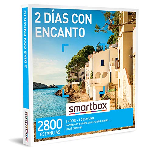 Smartbox - Caja Regalo Amor para Parejas - 2 días con Encanto - Ideas Regalos Originales - 1 Noche con Desayuno para 2 Personas Smartbox - Caja Regalo Amor para Parejas - 2 días con Encanto - Ideas Regalos Originales - 1 Noche con Desayuno para 2 Personas