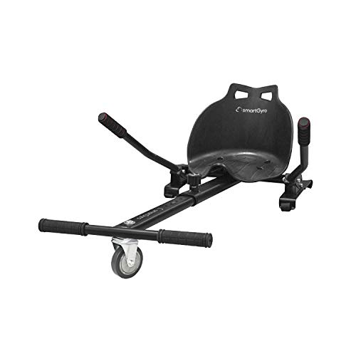 SMARTGYRO Go Kart Pro Black - Asiento Kart para patín eléctrico, Convierte tu Hoverboard en un Kart, Universal, Color Negro SMARTGYRO Go Kart Pro Black - Asiento Kart para patín eléctrico, Convierte tu Hoverboard en un Kart, Universal, Color Negro