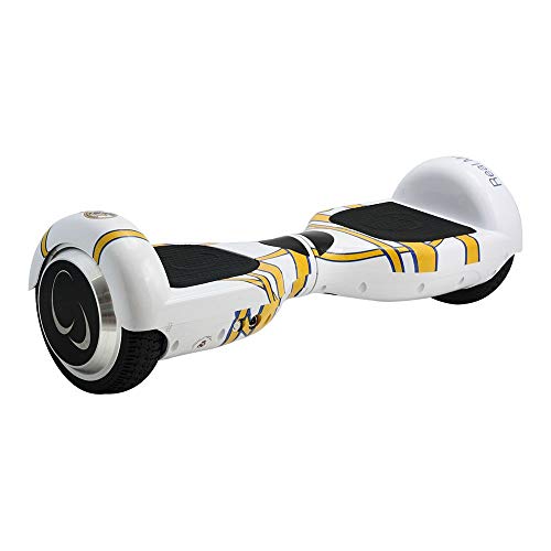 SMARTGYRO X2 Real Madrid + GO Pack Patinete Eléctrico + Kart, Certificado UL, Bluetooth, Batería de Litio, Cómodo, Unisex Niños, Blanco, Talla Única