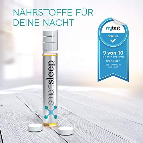 smartsleep: nutrientes para la noche y un buen día. Suplemento dietético con creatina, vitaminas, minerales y el aminoácido L-glicina. 7 piezas smartsleep: nutrientes para la noche y un buen día. Suplemento dietético con creatina, vitaminas, minerales y el aminoácido L-glicina. 7 piezas