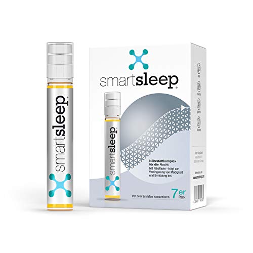 smartsleep: nutrientes para la noche y un buen día. Suplemento dietético con creatina, vitaminas, minerales y el aminoácido L-glicina. 7 piezas