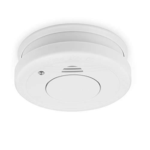 Smartwares Detector de Humo, 1 Año de Batería Incluida, Vida del Sensor de 10 Años, 4 Unidades, RM250 Smartwares Detector de Humo, 1 Año de Batería Incluida, Vida del Sensor de 10 Años, 4 Unidades, RM250