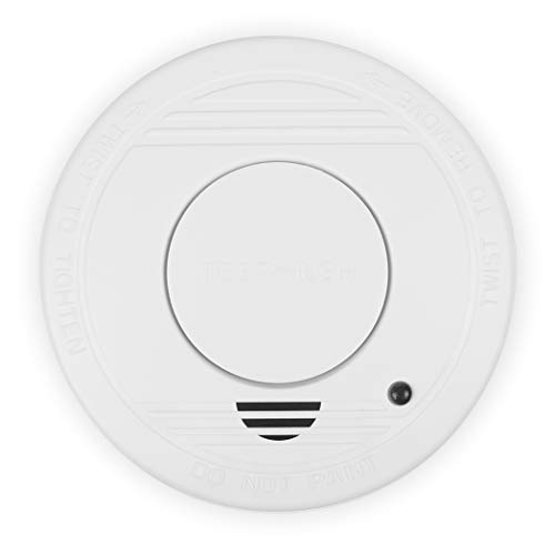 Smartwares Detector de Humo, 1 Año de Batería Incluida, Vida del Sensor de 10 Años, 4 Unidades, RM250