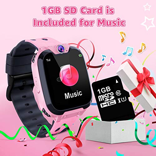 Smartwatch para Niños Game Watch - Juego de Música Reloj Inteligente (Incluye Tarjeta Micro SD de 1GB) con Juegos de Llamada Grabadora de Cámara Reloj Despertador para Niños Niñas(Rosa) Smartwatch para Niños Game Watch - Juego de Música Reloj Inteligente (Incluye Tarjeta Micro SD de 1GB) con Juegos de Llamada Grabadora de Cámara Reloj Despertador para Niños Niñas(Rosa)