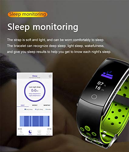 Smartwatch, Reloj Inteligente impermeable IP68 con Pulsímetro, Cronómetro, Calorías, Monitor de Sueño, Podómetro Pulsera Actividad Inteligente, Reloj Deportivo para Android, iOS.