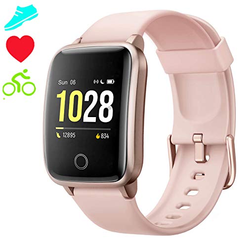 Smartwatch Reloj Inteligente Pulsómetro Mujer Hombre Niños, Pulsera de Actividad Inteligente GPS Monitor de Sueño Impermeable IP68 Caloría Podómetro, Fitness Reloj Deportivo Cronómetro Android iOS