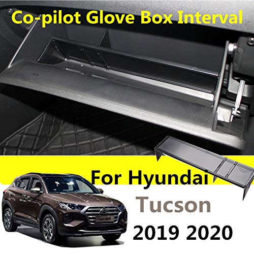 SMBYLL Auto Repair Accessories Accesorios Accesorios para guantos de Guantes de intervalo de Circuito de Guantes para Hyundai Tucson 2019 2020 Caja de ordenación Clasificación Partition Partition