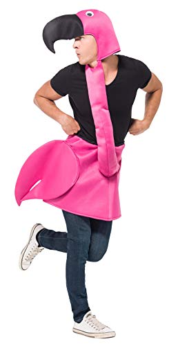 Smiffys - Disfraz flamenco rosa para adulto Talla única Smiffys - Disfraz flamenco rosa para adulto Talla única