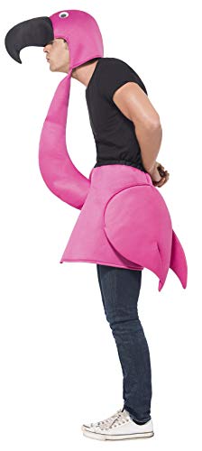Smiffys - Disfraz flamenco rosa para adulto Talla única Smiffys - Disfraz flamenco rosa para adulto Talla única
