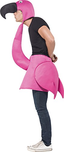Smiffys - Disfraz flamenco rosa para adulto Talla única Smiffys - Disfraz flamenco rosa para adulto Talla única