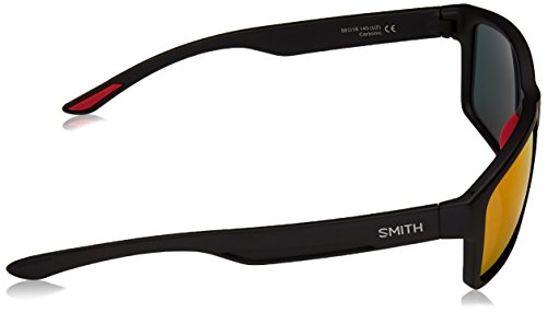 SMITH Harbour Uz 003 58 Gafas de sol, Negro (Matt Black/Red Fl), Hombre SMITH Harbour Uz 003 58 Gafas de sol, Negro (Matt Black/Red Fl), Hombre