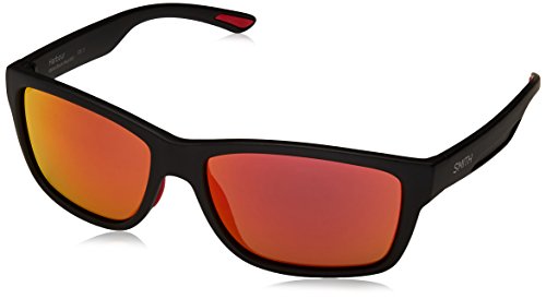 SMITH Harbour Uz 003 58 Gafas de sol, Negro (Matt Black/Red Fl), Hombre SMITH Harbour Uz 003 58 Gafas de sol, Negro (Matt Black/Red Fl), Hombre