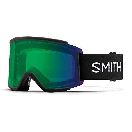 Smith Optics Squad Xl Gafas de Esquí, Unisex adulto, Negro / Verde (Everyday Mirror), L