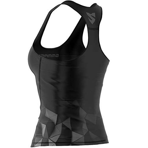 SMMASH Aurora Sport Top Tank para Mujer, Camiseta de Tirantes Deportivas, Camiseta sin Manga para Fitness, Yoga, Formación, Material Transpirable y Antibacteriano, (M)