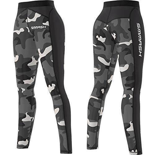 SMMASH Camo Deportivos Leggins Largos Mujer, Mallas Deporte Mujer, Yoga, Fitness, Crossfit, Correr, Material Transpirable y Antibacteriano, (S) SMMASH Camo Deportivos Leggins Largos Mujer, Mallas Deporte Mujer, Yoga, Fitness, Crossfit, Correr, Material Transpirable y Antibacteriano, (S)