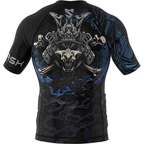 SMMASH Choke'N'Roll Rashguard Hombre Manga Corta, Camisetas Hombre para MMA, Artes Marciales, Krav Maga, BJJ, K1, Karate, Material Transpirable y Antibacteriano SMMASH Choke'N'Roll Rashguard Hombre Manga Corta, Camisetas Hombre para MMA, Artes Marciales, Krav Maga, BJJ, K1, Karate, Material Transpirable y Antibacteriano