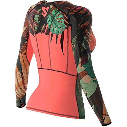 SMMASH Jungle Fever Womens Long Sleeve Compression Tops, Breathable and Light, Functional Thermal Shirt for Crossfit, Fitness, Yoga, Gym, Running, Sport Long Sleeved, Antibacterial Material… (S) SMMASH Jungle Fever Womens Long Sleeve Compression Tops, Breathable and Light, Functional Thermal Shirt for Crossfit, Fitness, Yoga, Gym, Running, Sport Long Sleeved, Antibacterial Material… (S)
