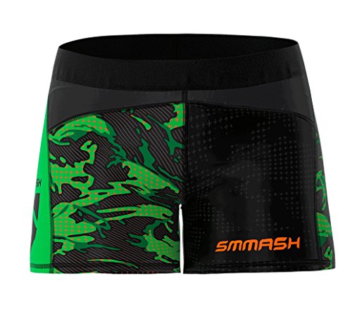 SMMASH MILITARY Mallas de compresión corta para mujer para crossfit (S)