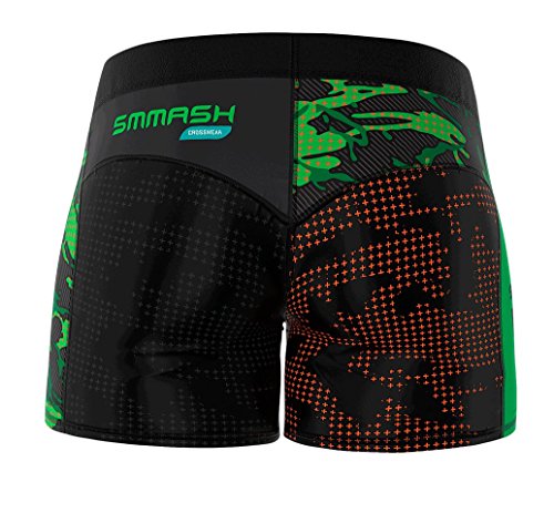 SMMASH MILITARY Mallas de compresión corta para mujer para crossfit (S)