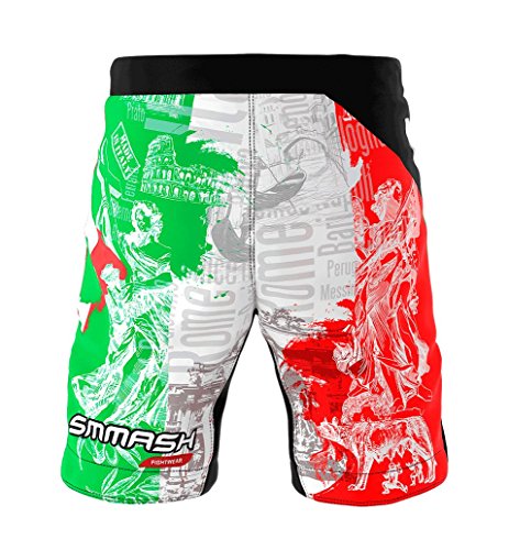 SMMASH MMA Pantalones Cortos Italy S M L XL XXL MMA BJJ UFC Boxen K1 (L)