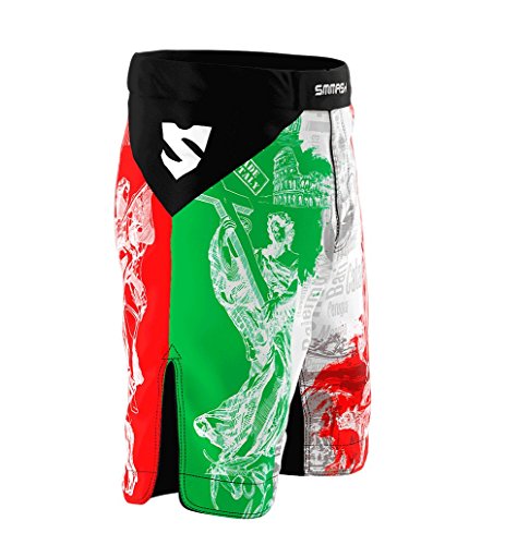 SMMASH MMA Pantalones Cortos Italy S M L XL XXL MMA BJJ UFC Boxen K1 (L)