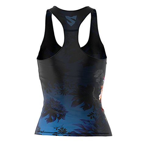 SMMASH Muerte Sport Top Tank para Mujer, Camiseta de Tirantes Deportivas, Camiseta sin Manga para Fitness, Yoga, Formación, Material Transpirable y Antibacteriano, (S) SMMASH Muerte Sport Top Tank para Mujer, Camiseta de Tirantes Deportivas, Camiseta sin Manga para Fitness, Yoga, Formación, Material Transpirable y Antibacteriano, (S)