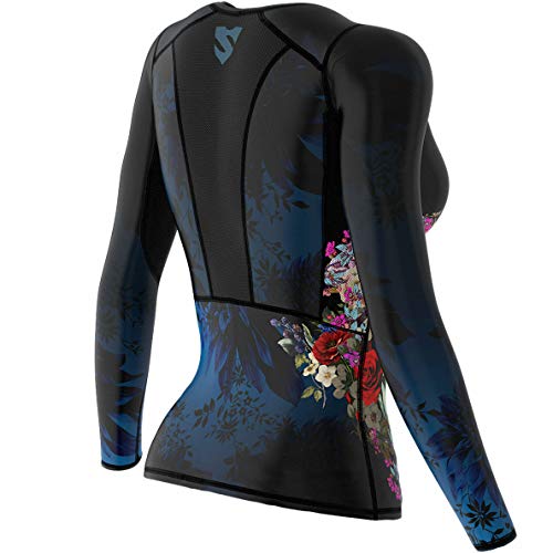 SMMASH Muerte Womens Long Sleeve Compression Tops, Breathable and Light, Functional Thermal Shirt for Crossfit, Fitness, Yoga, Gym, Running, Sport Long Sleeved, Antibacterial Material… (S) SMMASH Muerte Womens Long Sleeve Compression Tops, Breathable and Light, Functional Thermal Shirt for Crossfit, Fitness, Yoga, Gym, Running, Sport Long Sleeved, Antibacterial Material… (S)
