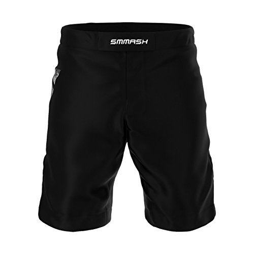 SMMASH Reaper Deporte Profesionalmente Pantalones Cortos MMA para Hombre, Shorts MMA, BJJ, Grappling, Krav Maga, Material Transpirable y Antibacteriano, (M)