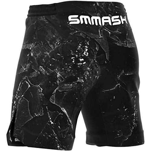 SMMASH Wotore Gorilla Deporte Profesionalmente Ultraligero Pantalones Cortos MMA para Hombre, Shorts MMA, BJJ, Grappling, Krav Maga, Material Transpirable y Antibacteriano, (M)