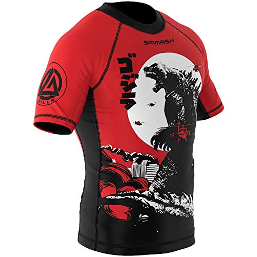 SMMASH Zilla Deporte Camiseta de Manga Larga Mujer, Ropa Deportiva Mujer para Fitness, Yoga, Formación, Crossfit, Material Transpirable y Antibacteriano, (S)