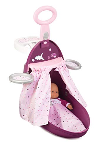 Smoby- Trolley para muñecos, Color Morado (220346) Smoby- Trolley para muñecos, Color Morado (220346)