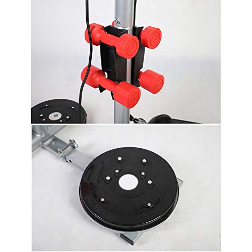 Smoothlycd Stepper Home Swing Fitness Step Machine con Apoyabrazos Twist Disc Dumbbells Cardio Training Trainer Equipment Ciclismo Bicicleta Pierna Brazo Muslo Ejercitador Entrenamiento,Azul Smoothlycd Stepper Home Swing Fitness Step Machine con Apoyabrazos Twist Disc Dumbbells Cardio Training Trainer Equipment Ciclismo Bicicleta Pierna Brazo Muslo Ejercitador Entrenamiento,Azul