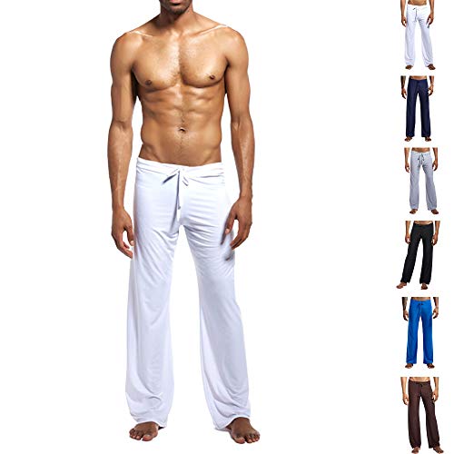 snaked cat Pantalones deportivos sueltos para hombre con cuerda elástica en la cintura, pijama de seda suave de hielo snaked cat Pantalones deportivos sueltos para hombre con cuerda elástica en la cintura, pijama de seda suave de hielo