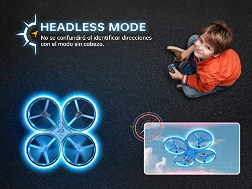 SNAPTAIN SP300 Drone para Niño, Infrarrojo Sensor RC Quadrocopter para Niños y Principiantes, Throw’N Go, Múltiples Controles Remotos, Inducción por Gravedad, 360° Flip, Altitud Hold, Modo sin Cabeza