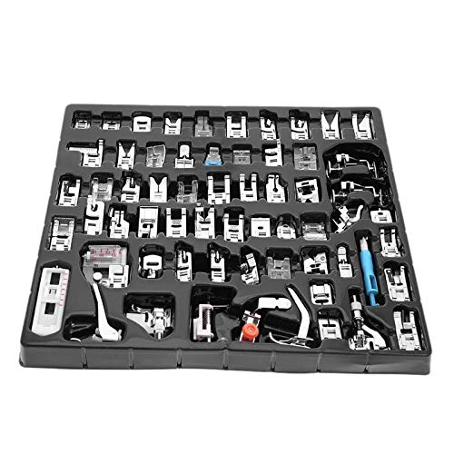 SNOWINSPRING 62 Unids Máquina de Coser Prensatelas para Pies para Hermano Cantante Janome Prensatelas Trenzado de Punto Cegado Accesorios para Zumbar SNOWINSPRING 62 Unids Máquina de Coser Prensatelas para Pies para Hermano Cantante Janome Prensatelas Trenzado de Punto Cegado Accesorios para Zumbar
