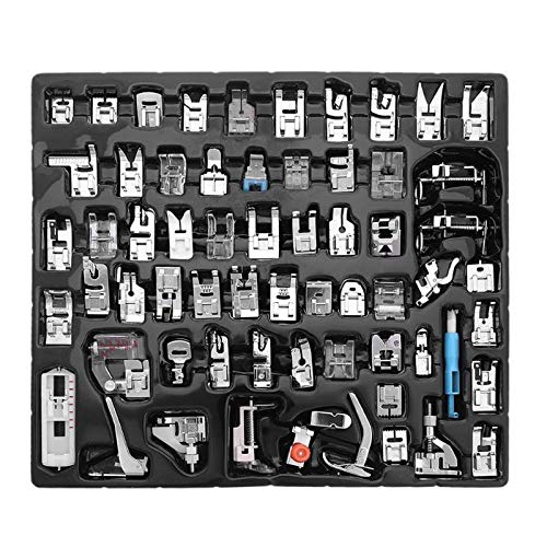 SNOWINSPRING 62 Unids Máquina de Coser Prensatelas para Pies para Hermano Cantante Janome Prensatelas Trenzado de Punto Cegado Accesorios para Zumbar SNOWINSPRING 62 Unids Máquina de Coser Prensatelas para Pies para Hermano Cantante Janome Prensatelas Trenzado de Punto Cegado Accesorios para Zumbar