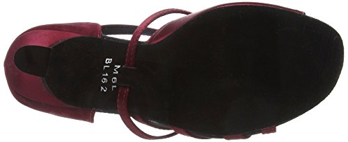 So Danca Bl162 Zapatillas de Baila Moderno y Jazz Mujer, Rojo (Burgundy), 36 EU (3.5 UK)