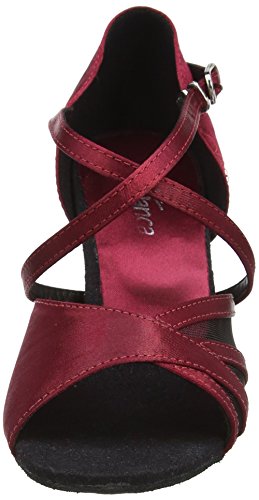 So Danca Bl162 Zapatillas de Baila Moderno y Jazz Mujer, Rojo (Burgundy), 36 EU (3.5 UK)