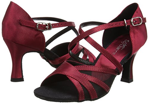 So Danca Bl162 Zapatillas de Baila Moderno y Jazz Mujer, Rojo (Burgundy), 36 EU (3.5 UK)