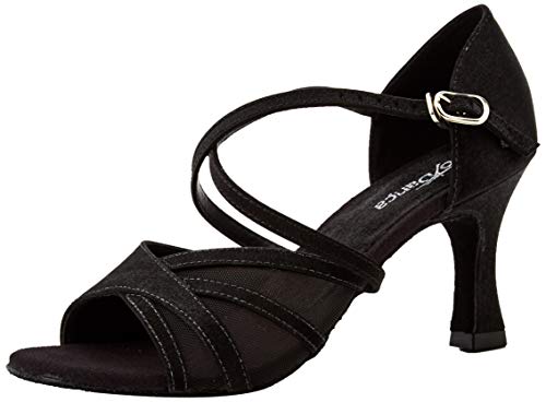 So Danca Bl162 Zapatos de baile de sociedad y latina Mujer, Negro (Black Black/Black), 35/35.5 EU (3 UK)