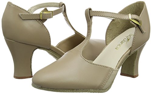 So Danca Ch57, Zapatillas de Baila Moderno y Jazz para Mujer, Beige (Tan), 39 EU