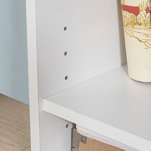 SoBuy® FBT68-W,ES Mesa auxiliar con 3 estantes, Consola,mesita de noche con ruedas SoBuy® FBT68-W,ES Mesa auxiliar con 3 estantes, Consola,mesita de noche con ruedas