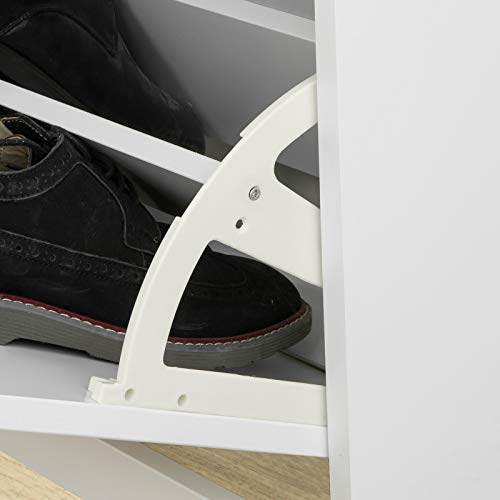 SoBuy FSR82-L-W Banco Zapatero con 1 Cajón Organizador para Zapatos 75 x 24 x 51 cm ES SoBuy FSR82-L-W Banco Zapatero con 1 Cajón Organizador para Zapatos 75 x 24 x 51 cm ES