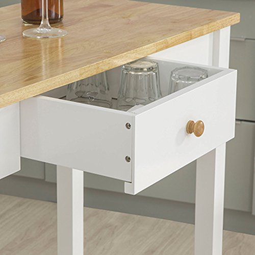 SoBuy Set de 1 Mesa y 2 taburetes Mesa Alta de Bar y 2 taburetes Mesa Comedor FWT50-WN ES SoBuy Set de 1 Mesa y 2 taburetes Mesa Alta de Bar y 2 taburetes Mesa Comedor FWT50-WN ES