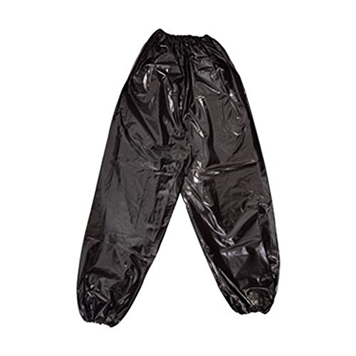Soccik Traje de sauna de PVC resistente, para fitness, pérdida de peso, talla L, color negro Soccik Traje de sauna de PVC resistente, para fitness, pérdida de peso, talla L, color negro