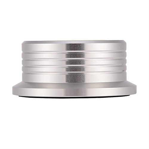 Socobeta Placa giratoria de Peso de Registro 50/60Hz Nivel de Burbuja Detección de Velocidad Placa giratoria Disco de Vinilo Grabar estabilizador de Abrazadera(Plata) Socobeta Placa giratoria de Peso de Registro 50/60Hz Nivel de Burbuja Detección de Velocidad Placa giratoria Disco de Vinilo Grabar estabilizador de Abrazadera(Plata)