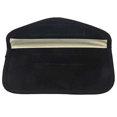 SODIAL 100% Anti-Seguimiento Anti-Espionaje Bolsa Caja Bolso de Bloqueador de senal RFID GPS Bolsa de Funcion del Auricular para Proteccion de privacidad del telefono Celular y Cadena SODIAL 100% Anti-Seguimiento Anti-Espionaje Bolsa Caja Bolso de Bloqueador de senal RFID GPS Bolsa de Funcion del Auricular para Proteccion de privacidad del telefono Celular y Cadena