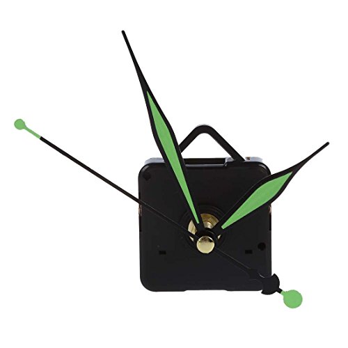 SODIAL(R) Maquinaria de Cuarzo de Reloj con Agujas en verde Relojero SODIAL(R) Maquinaria de Cuarzo de Reloj con Agujas en verde Relojero